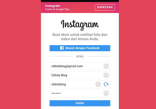 Cara Mudah Membuat Akun Instagram dari Handphone